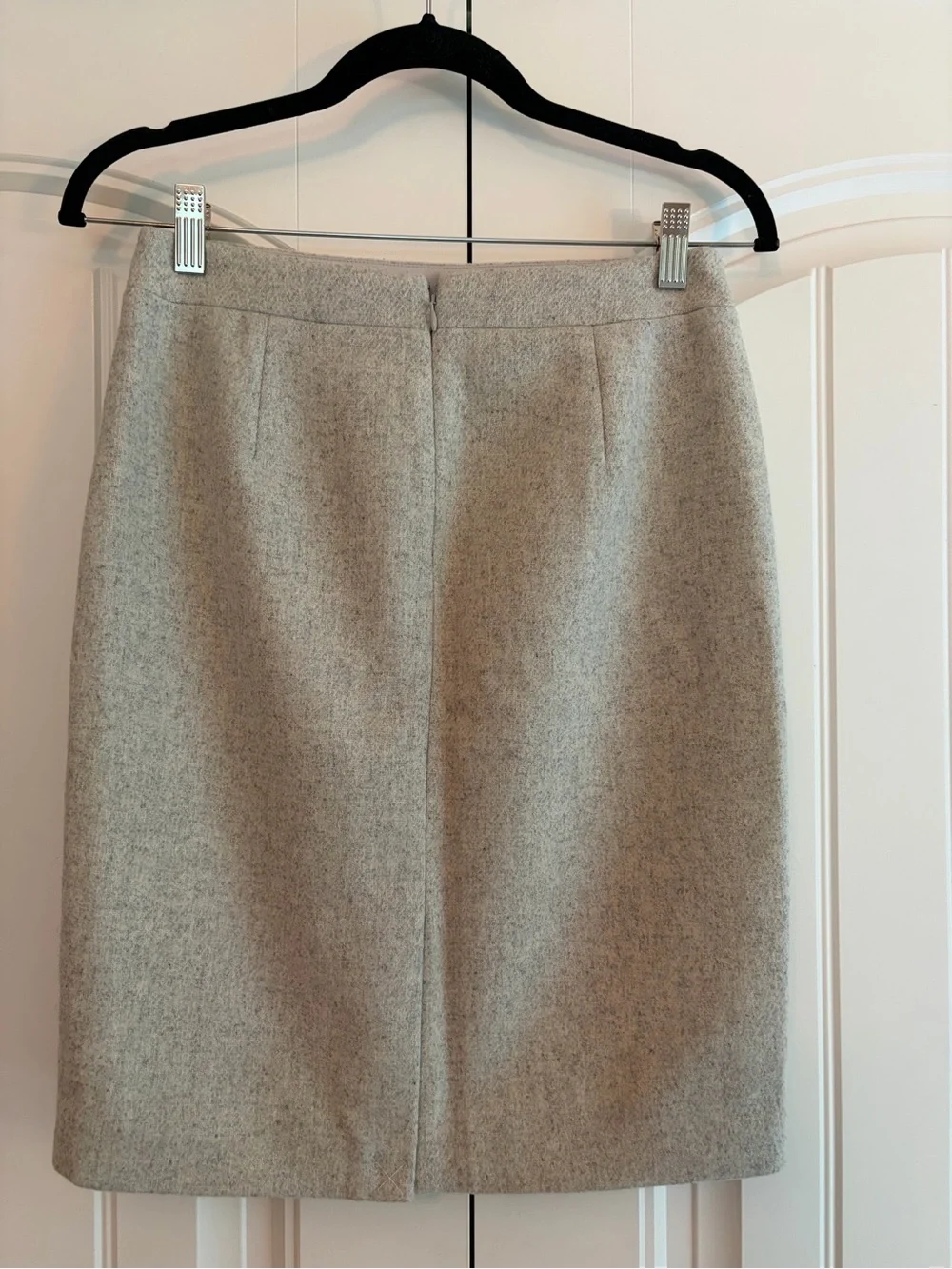 J.Crew Mercantile NWT Wool Blend Pencil Skirt Gray Professional Career Size 00